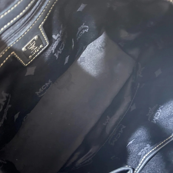 MCM Black Leather Hobo Bag - Picture 8 of 12